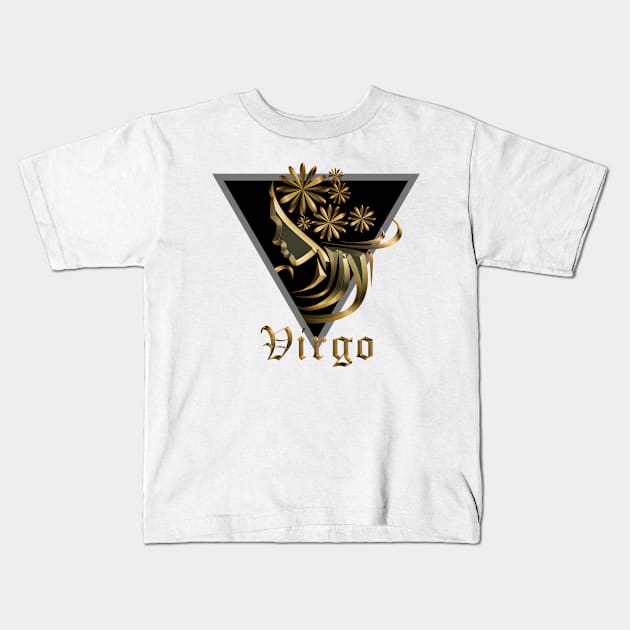 New zodiac Virgo Kids T-Shirt by INDONESIA68